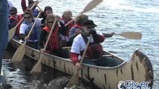 preview picture of video 'Miramichi Big Canoe Challenge 2010 - Giv-er on the River # 42'