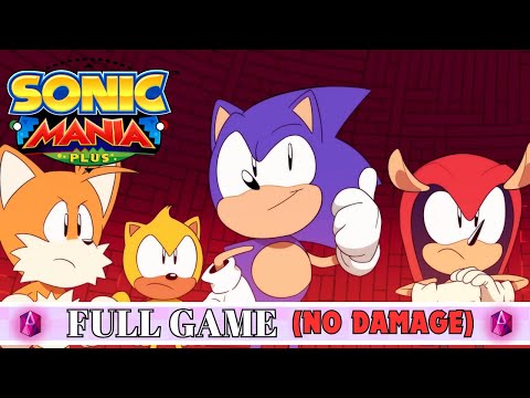 Sonic Mania Plus / Encore Mode - 100% Full Game Walkthrough (All Chaos Emeralds) | No Damage