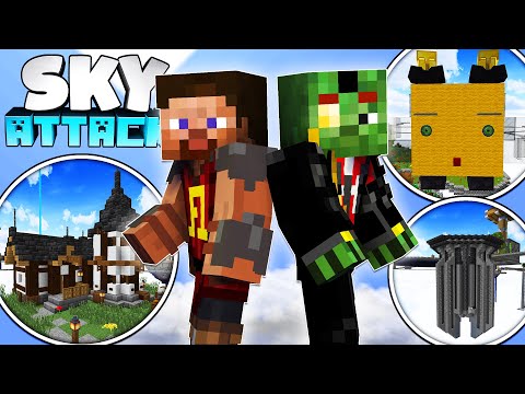 Croco zeigt KRASSEN Fortschritt in Sky Attack 🗺️ Sky Attack Rundtour - Minecraft Sky Attack #14