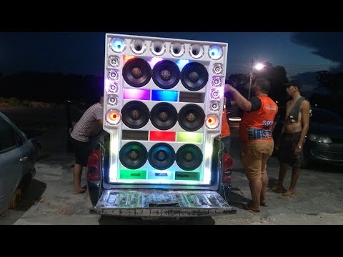 Montana com sistema pancadão de alta voltagem com alto falantes Eros Hammer 5.2k e Módulos taramps 💥