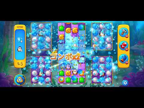 Fishdom level 11756 no boosters フィッシュダム ノーマル