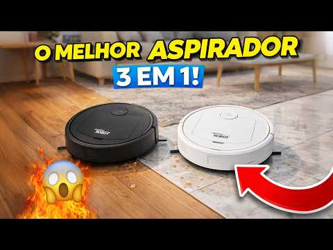 Mini Robô Aspirador Inteligente