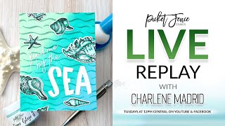 Ink Blending with Paper Pouncers - Live with Charlene!