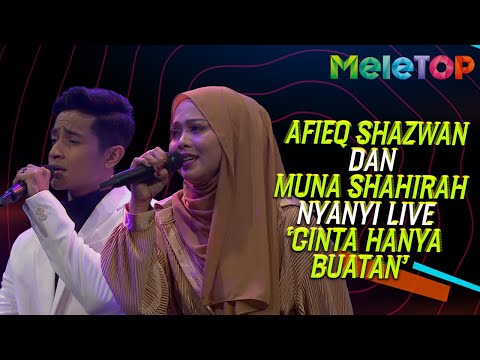 Serasi!! Afieq Shazwan dan Muna Shahirah Nyanyi Live ‘Cinta Hanya Buatan’ | MeleTOP | Nabil & Sherry