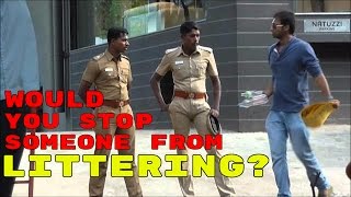 SOCIAL EXPERIMENT | Would You Stop Someone From Littering?  SHOCKING RESULTS
