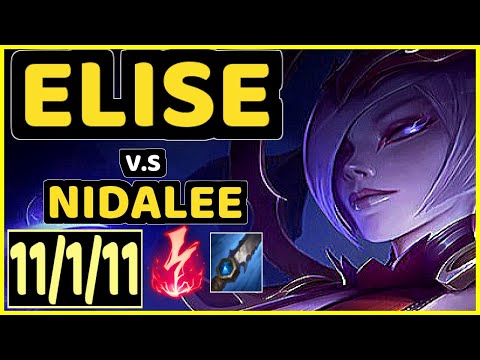 CINKROF (ELISE) vs NIDALEE - 11/1/11 KDA JUNGLE GAMEPLAY - EUW Ranked GRANDMASTER