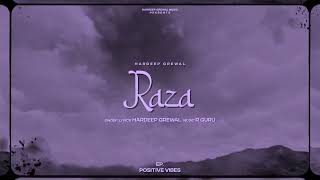 Raza (Official Audio) - Hardeep Grewal | EP Positive Vibes | R Guru | New Punjabi Songs 2023