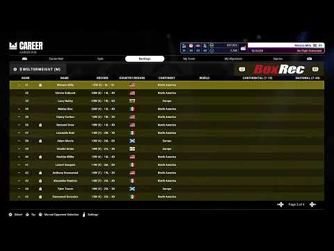 Undisputed Menace Milly 14-0-1 Draw vs Marcus Jackson