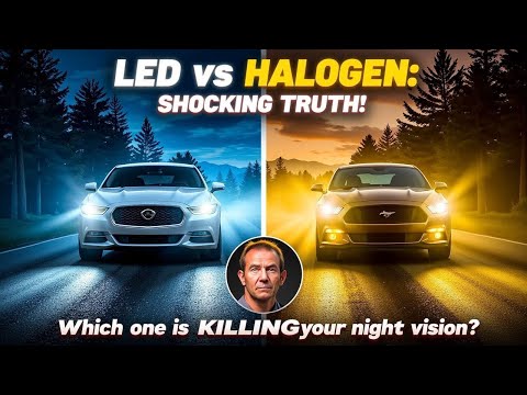 Led Headlights vs Halogen: Which Headlight is BRIGHTER and SAFER?
