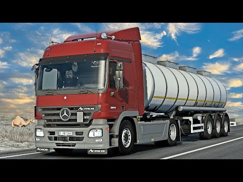 ETS2 1.46 | The Great Steppe | Mercedes Actros MP2 | Aktau 🇰🇿 - Shetpe 🇰🇿