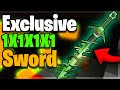 How to Unlock The 1x1x1x1 Sword In The Classic Event