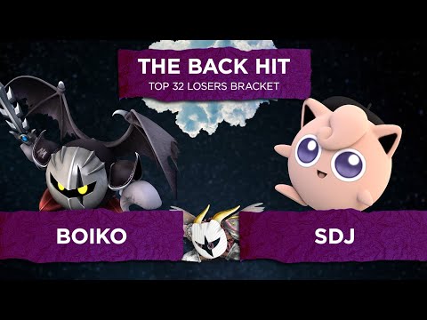 The Back Hit Top 32 - Boiko (Meta Knight, Zero Suit Samus) vs SDJ (Jigglypuff)