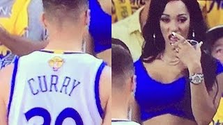 Steph Curry's Side Chick? Or Warriors Superfan?