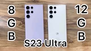 Re: [問題] S23 Ultra 8g ram 和12g ram 會差很多嗎