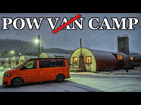VAN LIFE: Winter VAN CAMPING In A SNOW STORM