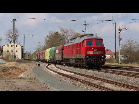 Güterzüge mit BR 232 Leipzig- Altenburg- Zeitz [April 2021]