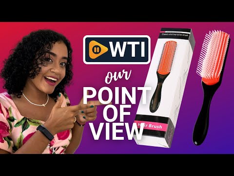 Hair Brush For Natural Curly Hair Black 9 row d3 Classic Styling Travel Detangling Nylon Bristle Detangler Wet Mini Small Shower Wavy Drying Plastic Comb. Woman Man Gifts1 - WTI product video review