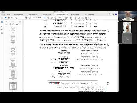 הרב יואל חקון - תפילה תשפ״ה - שיעור 083 - ק״ש בסידור - אחד.