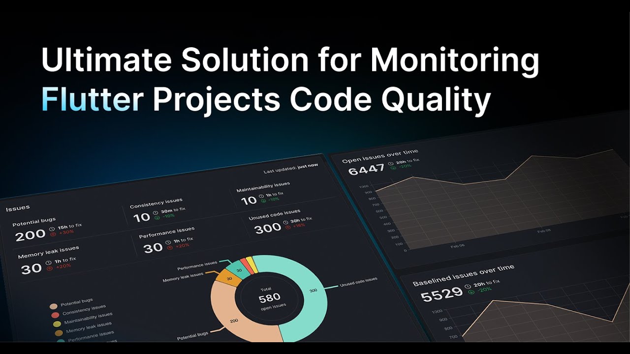 DCM Dashboards, Ultimate Solution for Flutter Projects Code Quality