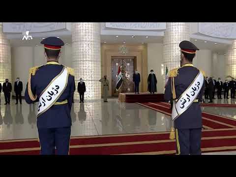 شاهد بالفيديو.. مباشر | مراسيم استقبال رئيس الوزراء العراقي مصطفى الكاظمي خلال زيارته العاصمة طهران