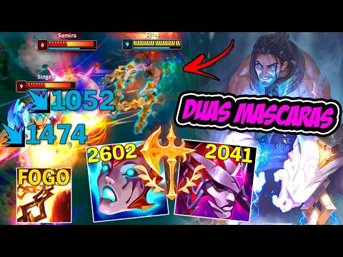 SYLAS BUILD DUAS MÁSCARAS COM CORRENTES DE FOGO É INSANO !! - LEAGUE OF LEGENDS