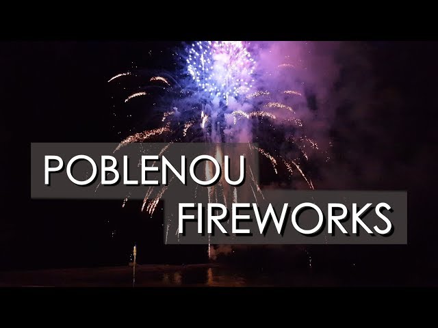 Fireworks Festa Major del Poblenou 2018