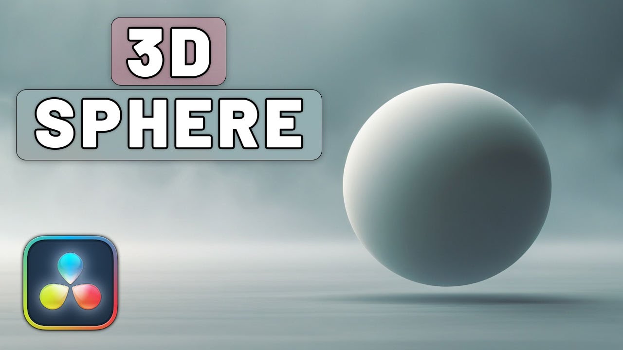 🔥 Create a Real 3D Sphere in DaVinci Resolve