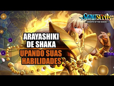 ARAYASHIKI DE SHAKA E SEUS LIVROS AZUIS - SAINT SEIYA AWAKENING
