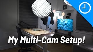 Multi-cam home studio! Powered by a MacBook and Thunderbolt