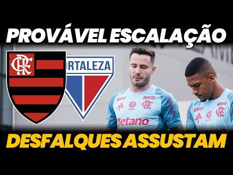 Escalação do Flamengo para enfrentar o Fortaleza: Quem você levaria a campo?