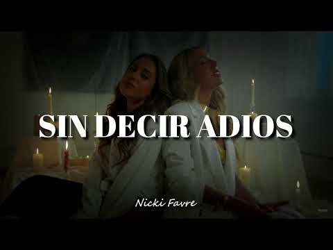 Pitizion ft.Nicole Favre - Sin Decir Adiós (Lyrics)