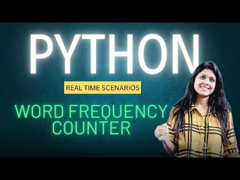 3 Word Frequency Counter Python