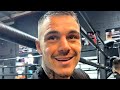 GEORGE KAMBOSOS SAYS DEVIN HANEY HUGS LIKE HIS WIFE ON A DATE! WANRS HELL THROW HIM OUT OF RING!