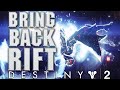 We Want RIFT!! Bring Back Rift In Destiny 2 Crucible  (Also Featuring Striker Football)