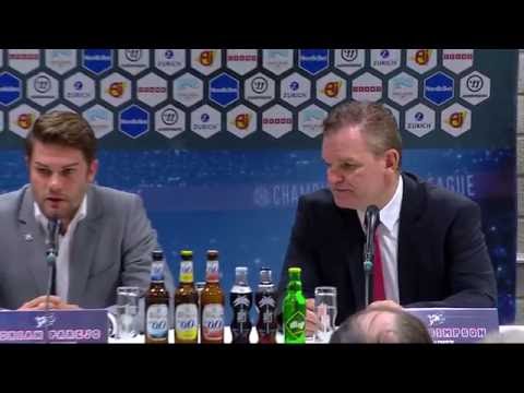 Pressekonferenz: Adler Mannheim - HC Lugano (CHL)