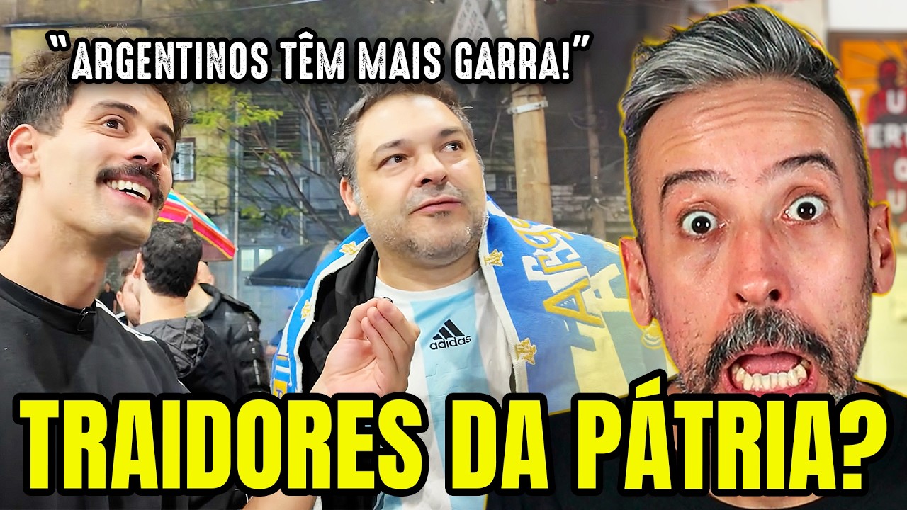 REAGINDO AOS BRASILEIROS QUE TORCEM PRA ARGENTINA