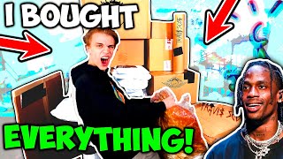 I BOUGHT *EVERYTHING* FROM THE TRAVIS SCOTT MERCH DROP! (MCDONALDS, CPFM, FORTNITE, PLAYSTATION)