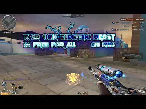 Crossfire West | Kar 98K-Electric Beast | 125 Kills. [Free for All]
