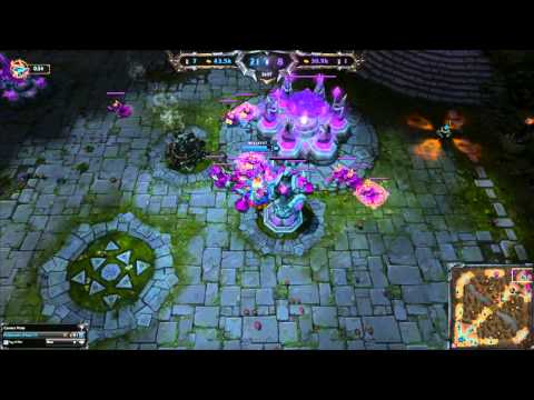 LoL - Minions Deny Fiddlesticks A Kill
