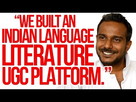 Ranjeet Pratap Singh, Pratilipi : Building a UGC Indian language literature platform