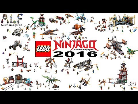 Lego Ninjago 2016 Compilation of all Sets - Lego Speed Build Review