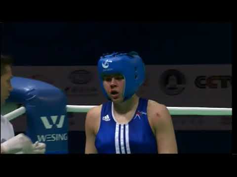 75kg Savannah Marshall ENG Vs  Elena Vystropova AZE   2012 World Championships