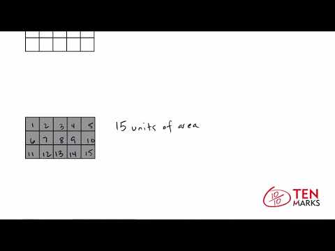 Identifying Area of a Rectangle by Counting Unit Squares: 3.MD.5a