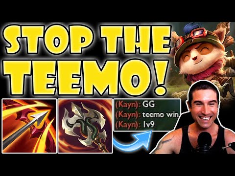 They send EVERYONE! Teemo can't be stopped! MOST TROLL BUILD EVER! [Teemo vs Darius] S11 Commentary