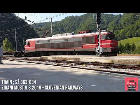 Freight Train SŽ 363 034 Slovenian Railways 9. 8. 2019