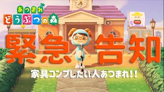 【あつまれどうぶつの森】家具おさわり会開催します！！【告知】【あつ森】#Shorts