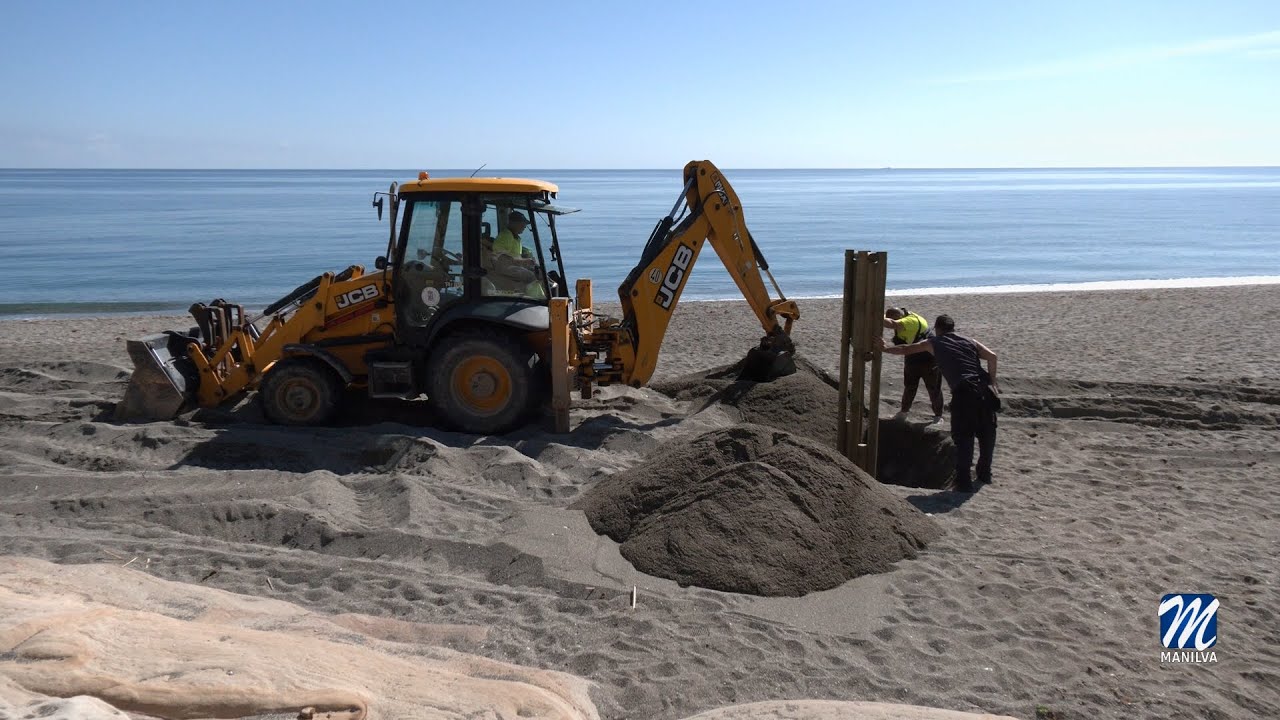 Se sigue trabajando en la playa canina