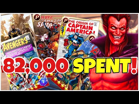 WHEN I DIE I CAN’T TAKE IT WITH ME! 🔥💵 82,000 DEEEEEEEP! ARTBOOK COLLECTION Marvel Future Fight