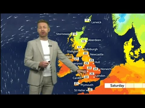 BBC Weather : Weather picking up once again at the Weekend.