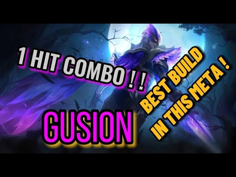 TOP GLOBAL GUSION ! ! BEST BUILD 2021 ! ! ONE HIT COMBO ANY HERO ! !